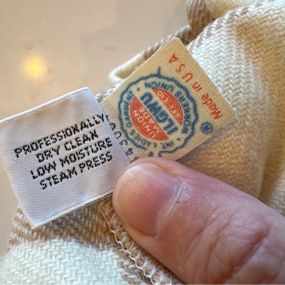 Vintage Retro Russ Petites Made in USA Wool A-Line Skirt / size 6 - Picture 8 of 9